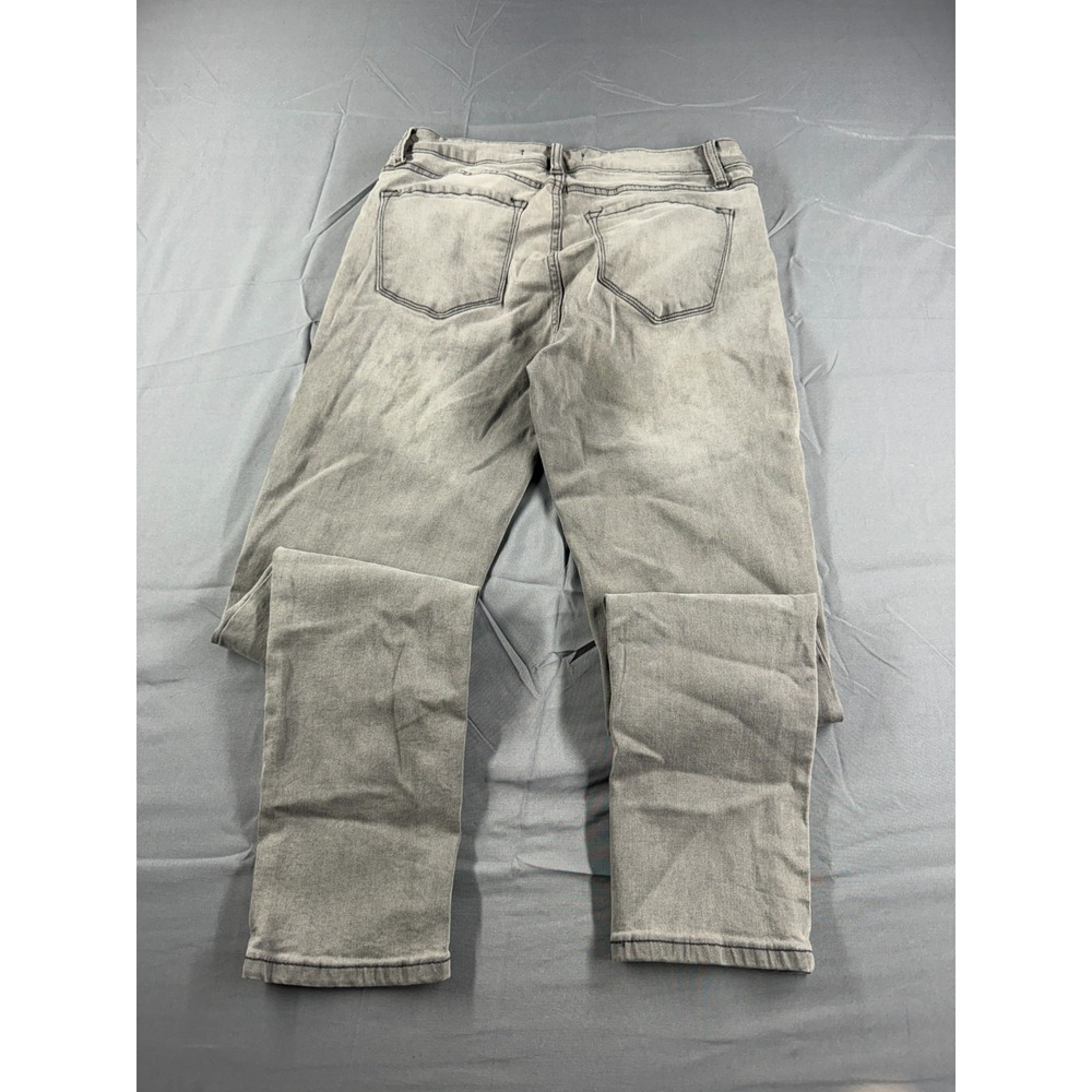 KanCan Womens 29 Gray Acid Wash Skinny Jeans Stretch Denim W11 - Picture 8 of 8
